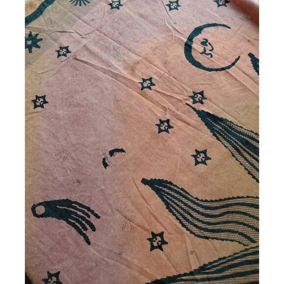 Earthbound Trading Co Sun Moon Wall Hanging Tapestry Stars Bohemian Gypsy Hippie - Picture 3 of 10